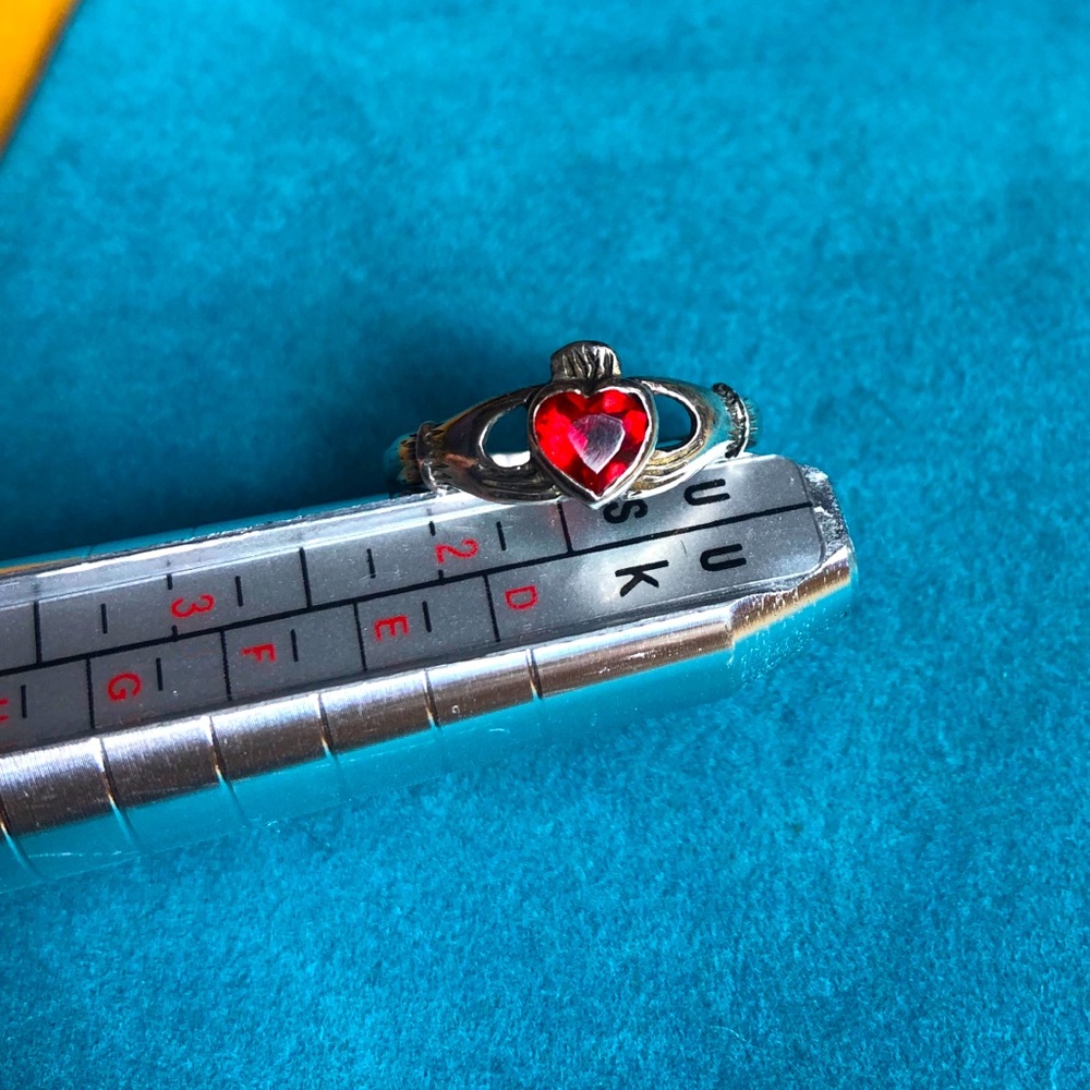 Sterling silver claddagh ring